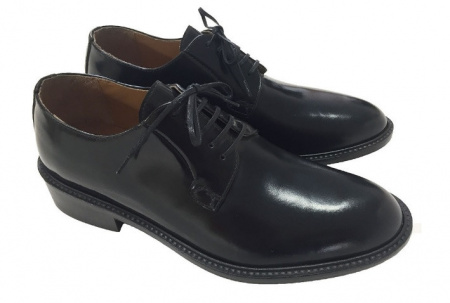 SCARPE UOMO STRINGATE IN PELLE GAROFALO GIANBATTISTA ARTIGIANALI MADE IN ITALY - Img 2