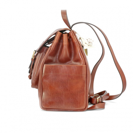 ZAINO DONNA IN PELLE LE ARTI ARTIGIANALE MADE IN ITALY - Img 2