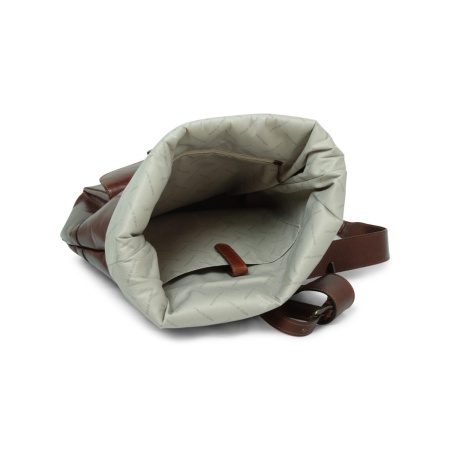 Zaino in pelle marrone 4151 - Img 2