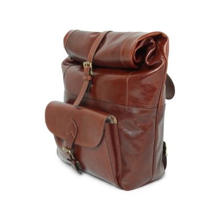 Zaino in pelle marrone 4151 - Img 8