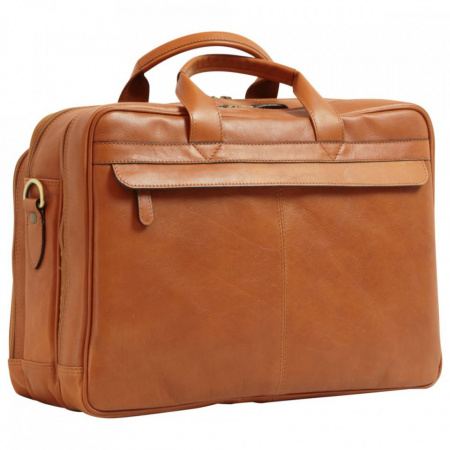 BORSA DA LAVORO IN PELLE OLD ANGLER FIRENZE - Img 3