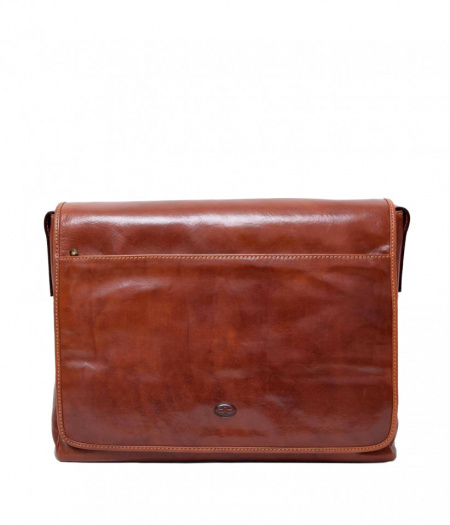 BORSA MESSENGER A TRACOLLA IN PELLE DI BERARDINO