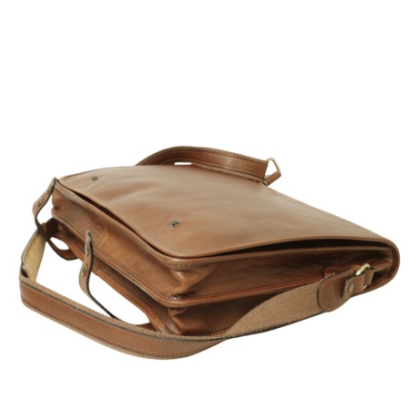 Borsa Messenger in vitello nappato-Castagna - Img 3