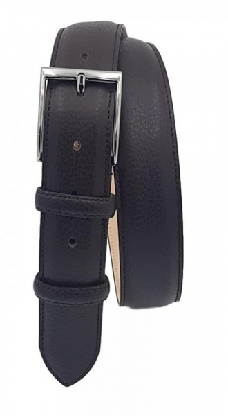 CINTURA UOMO 3,5 CM EXTRA LARGE IN PELLE STAMPA CERVO ORIONE BELTS ARTIGIANALE MADE IN ITALY - Img 4