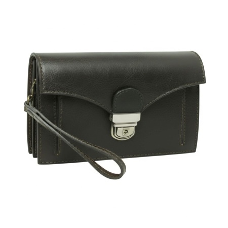 Clutch in pelle-Nero - Img 3