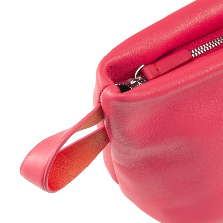 DUDU Beauty Case Donna Uomo in Pelle con Cerniera Zip, Borsa da Toilette Grande Colori Vivaci, Ideale per Viaggi, Palestra, Terme, Interno Idrorepellente - Img 3