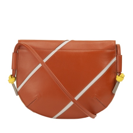 DUDU Borsa a Tracolla Donna in Vera Pelle – Borsetta Piccola con Chiusura a Patta Stile Tennis con Tracolla Regolabile e Interno Capiente - Img 2