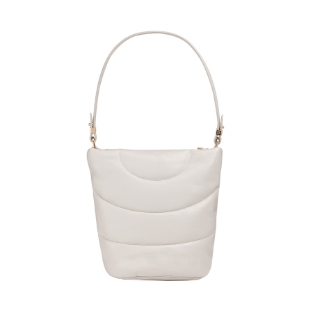 DUDU Borsa Donna a Spalla e Tracolla Trapuntata Imbottita in Pelle Nappa, Borsa Grande con Cerniera e Doppia Tracolla, Design Elegante - Img 2