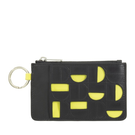 DUDU Bustina Portachiavi in Pelle con Cerniera – Astuccio Compatto con Anelli Portachiavi, Zip e Scomparti per Chiavi, Monete e Carte - Img 2