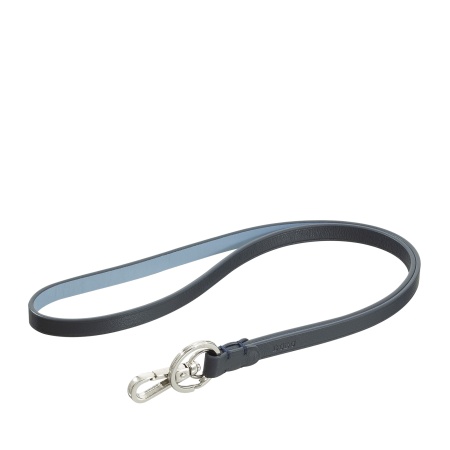 DUDU Cordino Laccio da Collo con Anello e Moschettone Metal in Vera Pelle, Laccetto per Chiavi, Porta Badge, Auto, Portachiavi - Img 2