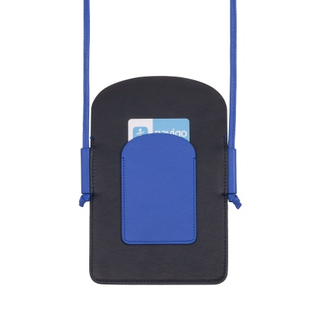DUDU Porta Cellulare da Collo Donna in Pelle, Doppia Tasca Porta Smartphone, Tasca Porta Tessere, Tracolla Laccio Regolabile - Img 4
