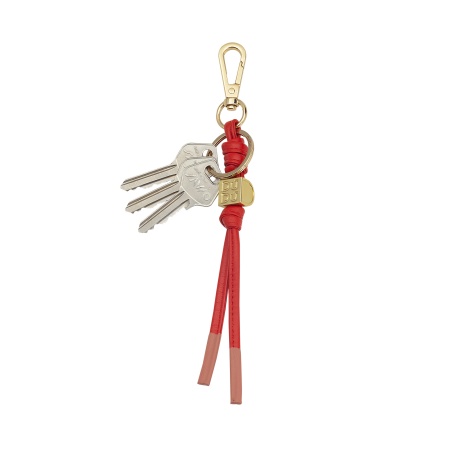 DUDU Portachiavi in Pelle Minimalista, Portachiavi per Uomo Donna con Moschettone e Anello, Design Minimal Compatto Leggero - Img 3