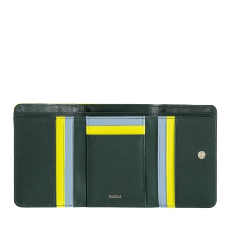 DUDU Portafoglio donna piccolo RFID in pelle multicolore Colorful - Img 3