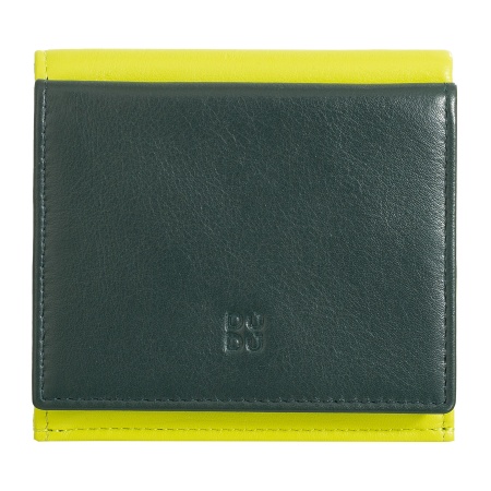 DUDU Portafoglio RFID di pelle multicolore porta carte e monete - Img 2