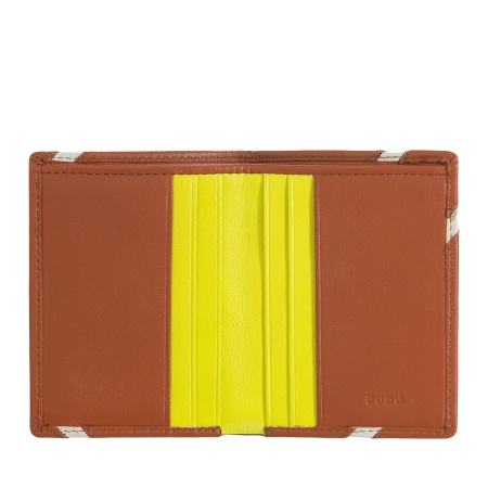 DUDU Portafoglio Uomo Piccolo Slim in Vera Pelle – Design Tennis con Tasche Porta Carte e Banconote – Compatto e Originale - Img 2