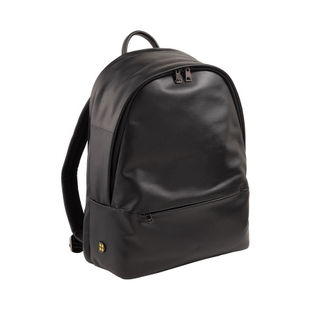 DUDU Zaino in Pelle Uomo Donna Porta PC 15L – Elegante Zaino da Viaggio e Lavoro con Tasca Imbottita per Laptop (fino 13&quot;), Spallacci Regolabili e Design Compatto - Img 3