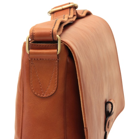 Messenger in pelle. Marrone Coloniale - Img 2