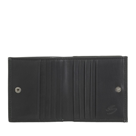 Nuvola Pelle Portafoglio Uomo Pelle con Portamonete a Pozzetto – Portafoglio Compatto in Vera Pelle con Porta Carte, Banconote e Bottone di Chiusura – Design Classico e Funzionale - Img 4