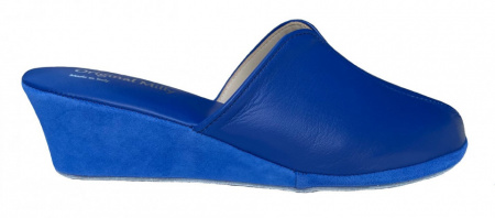 PANTOFOLA DONNA MILLY IN PELLE ARTIGIANALE MADE IN ITALY - Img 4