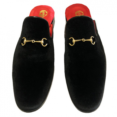 PANTOFOLE UNISEX IN VELLUTO GAROFALO GIANBATTISTA ARTIGIANALI MADE IN ITALY - Img 2