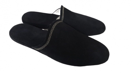 PANTOFOLE UOMO IN CROSTA SCAMOSCIATA MAGNUS MADE IN ITALY - Img 2