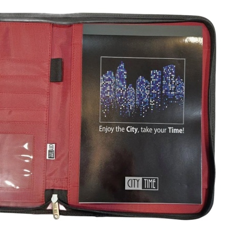 PORTADOCUMENTI CON CHIUSURA ZIP CITY TIME - Img 5