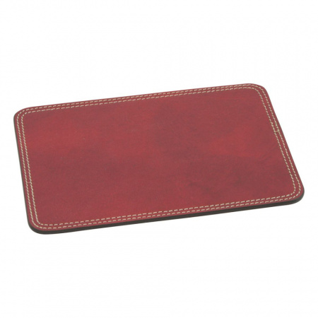 TAPPETINO MOUSE PAD IN PELLE 20x15 CM OLD ANGLER FIRENZE ARTIGIANALE MADE IN ITALY - Img 2