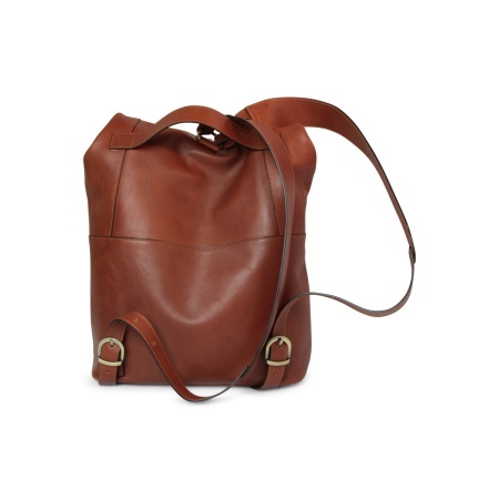 Zaino in pelle - Marrone Mogano - Img 8