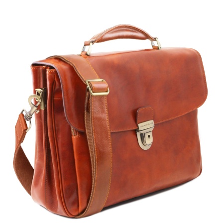 Alessandria - Borsa Porta computer TL SMART multiscomparto in pelle - Img 2