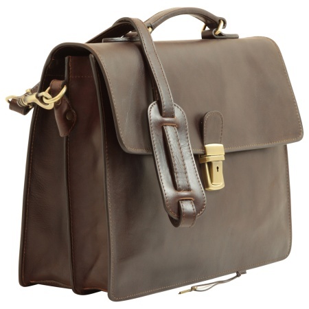 CARTELLA PORTA PC IN PELLE OLD ANGLER FIRENZE ARTIGIANALE MADE IN ITALY - Img 6