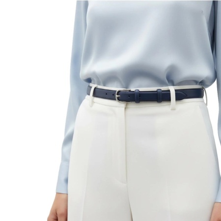 CINTURA DONNA 2,5 CM IN PELLE ORIONE BELTS ARTIGIANALE MADE IN ITALY - Img 4