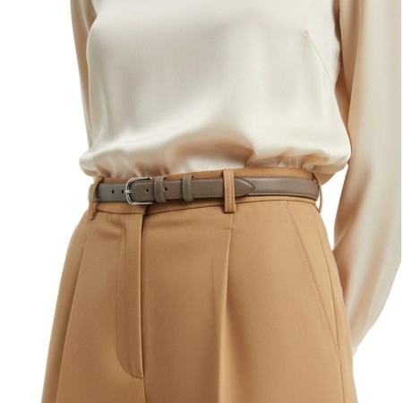 CINTURA DONNA 2,5 CM IN PELLE ORIONE BELTS ARTIGIANALE MADE IN ITALY - Img 4