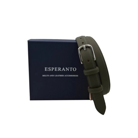 CINTURA DONNA 2,5 CM IN PELLE ORIONE BELTS ARTIGIANALE MADE IN ITALY - Img 5