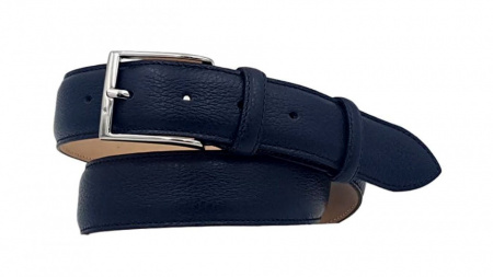 CINTURA UOMO 3,5 CM EXTRA LARGE IN PELLE STAMPA CERVO ORIONE BELTS ARTIGIANALE MADE IN ITALY - Img 5