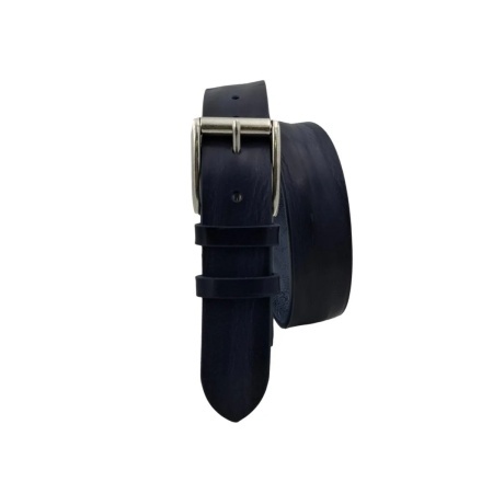 CINTURA UOMO 4 CM IN CUOIO DI TORO ORIONE BELTS ARTIGIANALE MADE IN ITALY - Img 2