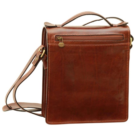 Classica II Borsa a tracolla. Marrone - Img 3