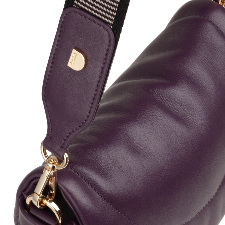 DUDU Borsa a Tracolla Spalla Donna in Pelle Trapuntata, Borsetta Piccola Elegante Imbottita con Patta, Spallina e Tracolla Removibili - Img 5