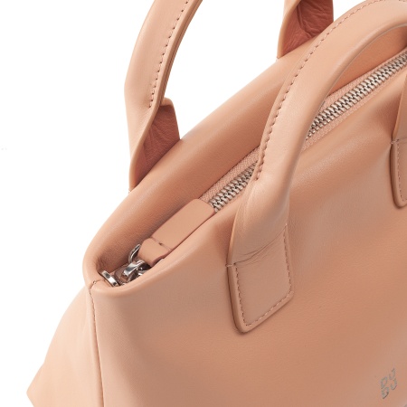 DUDU Borsa Donna Piccola a Tracolla in Vera Pelle, Borsa Mini Bag da Sera Elegante, 22 x 13 cm, Doppi Manici, Tracolla a Catena, Chiusura Zip - Img 3
