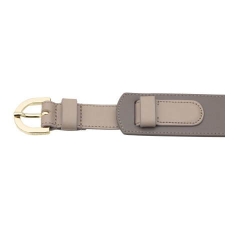 DUDU Cintura in Pelle Donna Made in Italy, H 40mm, con Fibbia Metallica, Larghezza 4cm, Cintura Elegante per Vestito, Pantalone - Img 3