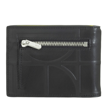 DUDU Portafoglio da Uomo in Pelle Stampata con Clip Fermasoldi, Piccolo Portafogli Sottile Compatto con Protezione RFID - Porta Carte di Credito e Zip Posteriore - Img 2