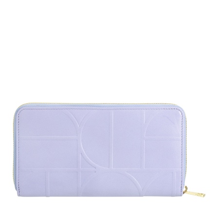 DUDU Portafoglio Donna Grande RFID di Vera Pelle Stampata, Portafogli Zip Around con Portamonete Porta Carte e Cerniera Lampo a Giro - Img 2