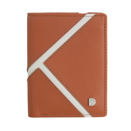 DUDU Portafoglio Uomo Piccolo Slim in Vera Pelle – Design Tennis con Tasche Porta Carte e Banconote – Compatto e Originale