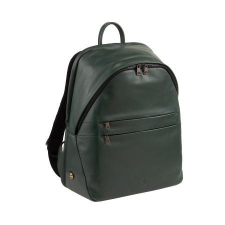 DUDU Zaino in Pelle Uomo Donna Porta PC fino a 15,6” MacBook 16 Pollici, Zaino da Viaggio 20 Litri, Zaino Ufficio Lavoro dal Design Essenziale Elegante - Img 3