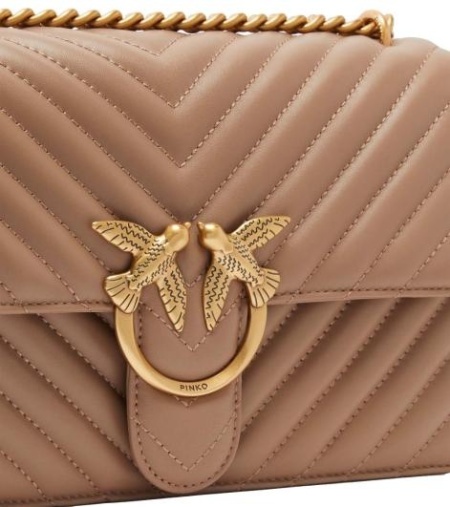 LOVE ONE CLASSIC SHEEP NAPPA CHEVRON PINKO - Img 4