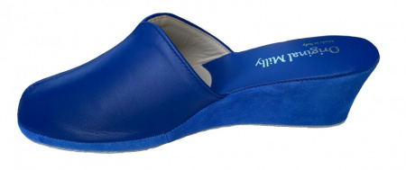 PANTOFOLA DONNA MILLY IN PELLE ARTIGIANALE MADE IN ITALY - Img 3