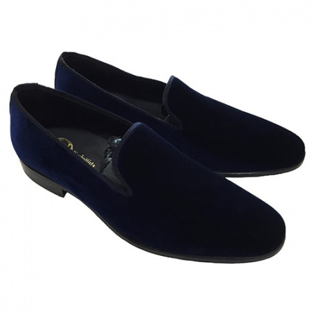 PANTOFOLE CHIUSE IN VELLUTO PERSONALIZZABILI GAROFALO GIANBATTISTA ARTIGIANALI MADE IN ITALY - Img 4