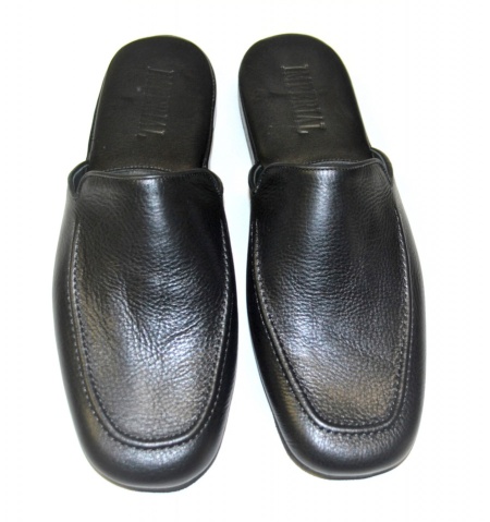 PANTOFOLE UOMO IN PELLE IMPERIAL MADE IN ITALY - Img 3