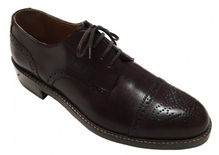 SCARPE UOMO STRINGATE IN PELLE GAROFALO GIANBATTISTA ARTIGIANALI MADE IN ITALY - Img 3