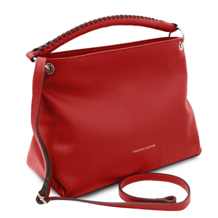 TL Bag - Borsa a spalla in pelle morbida - Img 2