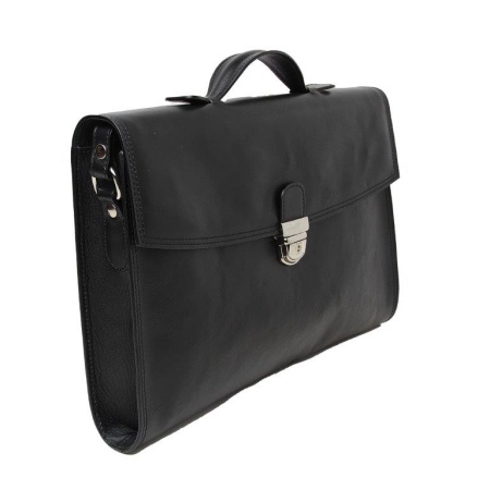 Borsa da uffico in pelle-nero - Img 3